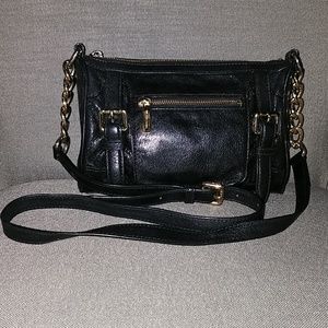 Michael Kors crossbody, black leather